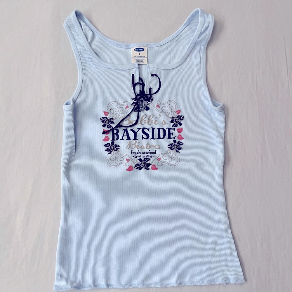 Old Navy tank top in baby blue, size S